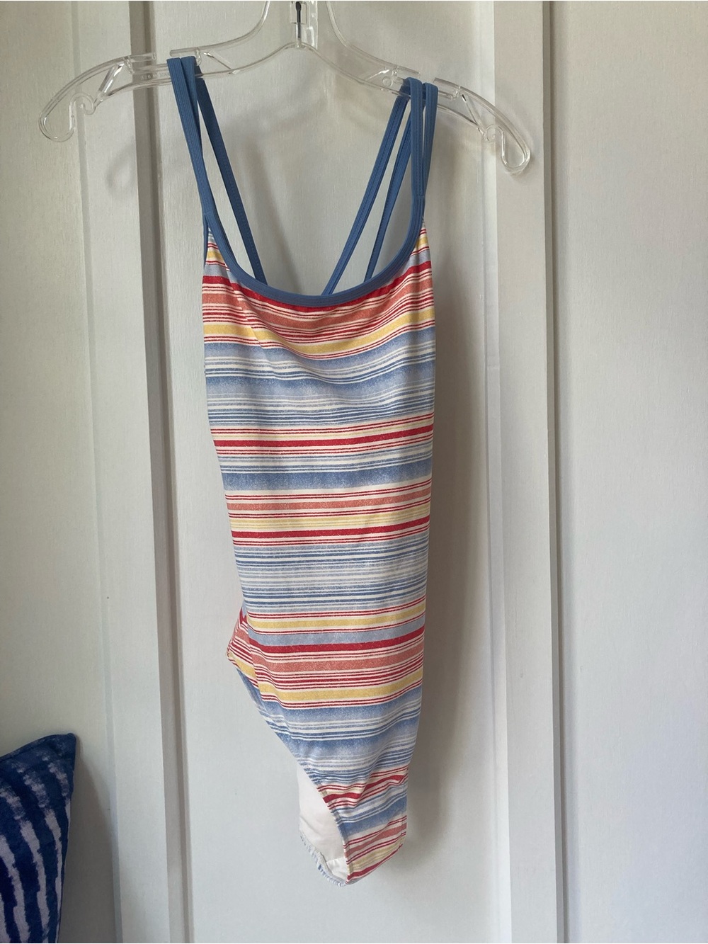 Carve Designs | Beacon One-Piece Swimsuit in Blue, Red, Yellow